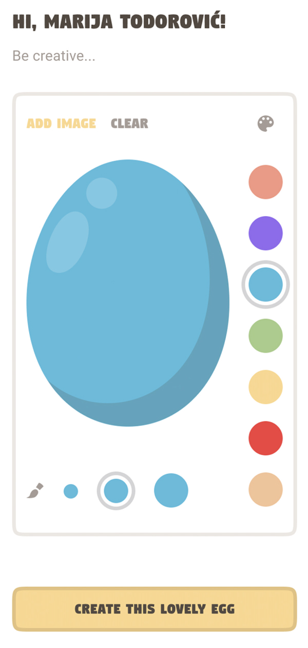 Project screen image