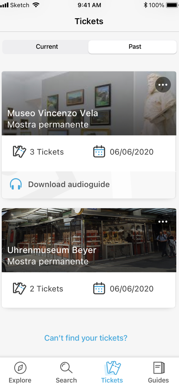Project screen image